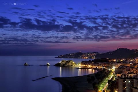 Property building, Off site, Night, Sea view, Sunset