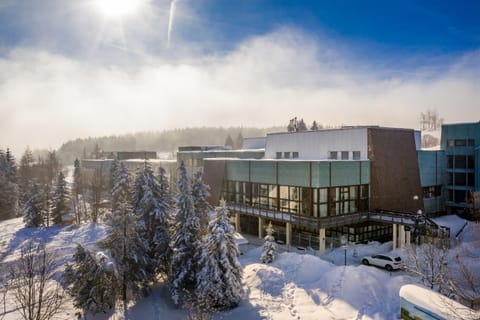 Facade/entrance, Day, Bird's eye view, Winter, On site