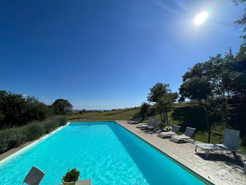 Natural landscape, Pool view, Swimming pool