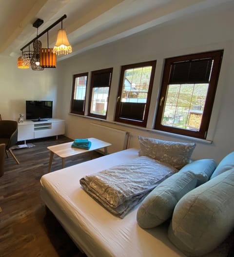 Schöne Ferienwohnung Burgruine Fachwerkhaus Apartment in Rhein-Hunsrück-Kreis