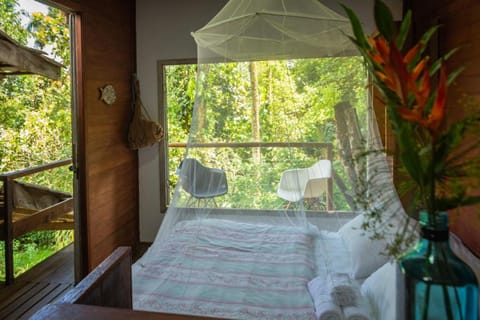 Bed, Photo of the whole room, Bedroom, Garden view