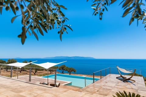 Blue Horizon Villas with Private Pool & Sea View Chalet in Cephalonia