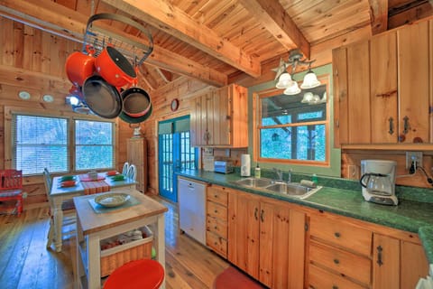 Secluded Smoky Mtn Cabin with Hot Tub and Fire Pit! Haus in Swain County