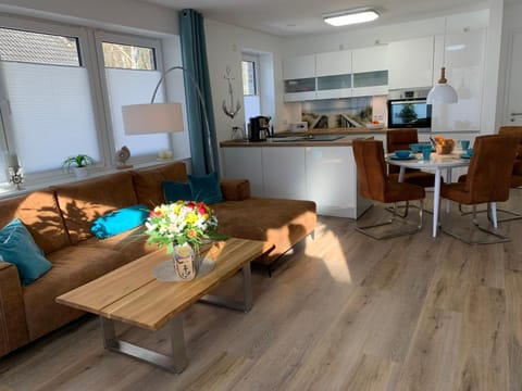 Kitchen or kitchenette, Living room, Dining area