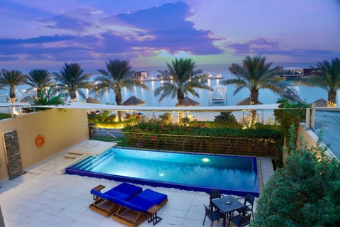 Patio, Sea view, Swimming pool