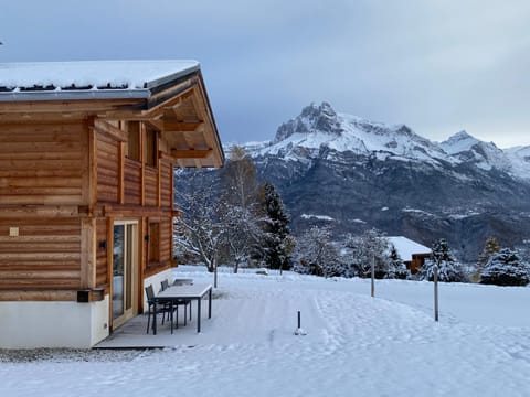 Property building, Natural landscape, Winter, Mountain view