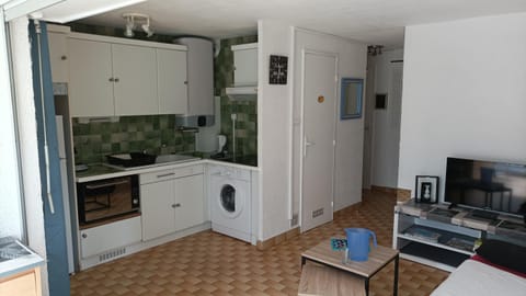 Kitchen or kitchenette, minibar, pet friendly, stove, washing machine