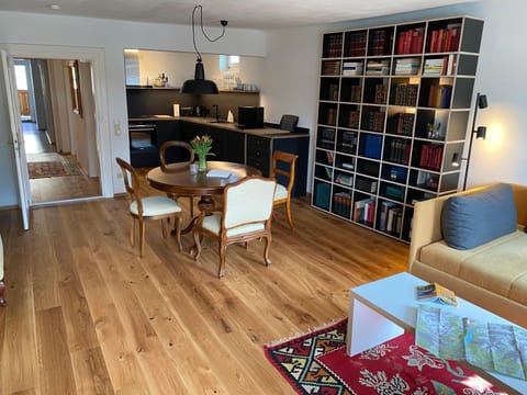 Library, Kitchen or kitchenette, Living room, Dining area