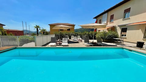 Pool view, sunbed