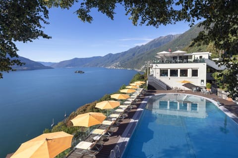 View (from property/room), Lake view, Swimming pool