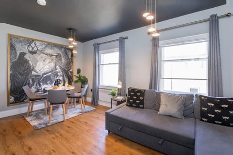 Living room, Seating area, Dining area