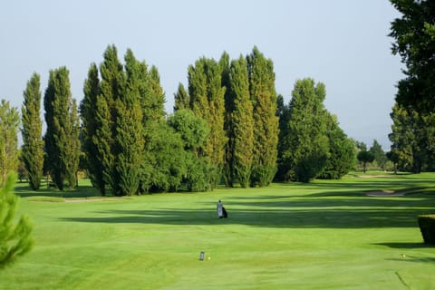 People, Natural landscape, Golfcourse