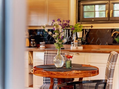 White & Black Chalet in West Pomeranian Voivodeship, Poland