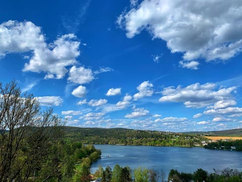 Natural landscape, Hiking, Lake view