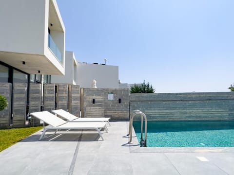 Pool view, sunbed