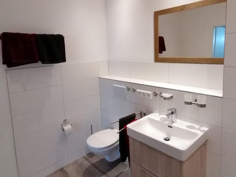 Bathroom, Living room