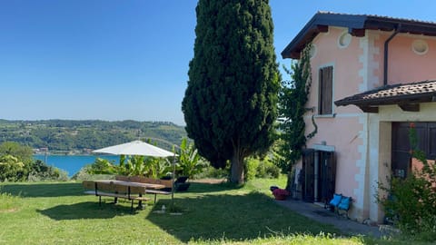 Property building, Natural landscape, Lake view