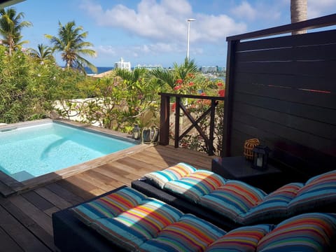 Romantic SWEETY COTTAGE WITH ITS PRIVATE POOL & GEORGEOUS VIEW House in Sint Maarten