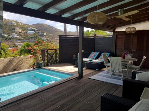Romantic SWEETY COTTAGE WITH ITS PRIVATE POOL & GEORGEOUS VIEW House in Sint Maarten