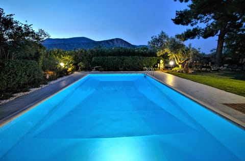 Night, Swimming pool, Swimming pool