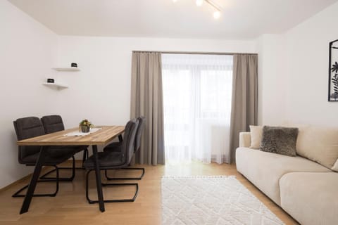 Living room, Seating area, Dining area