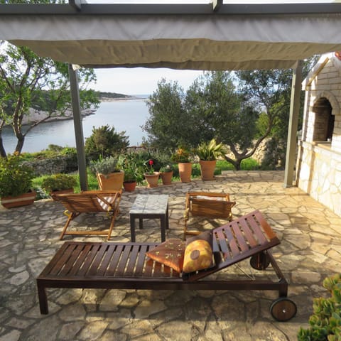 Patio, Day, Garden view