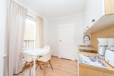 Kitchen or kitchenette, Dining area, stove