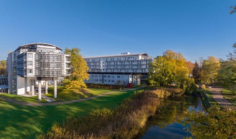 Property building, Autumn, Garden view