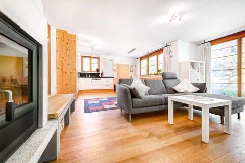 Kitchen or kitchenette, Living room, Seating area, flat iron