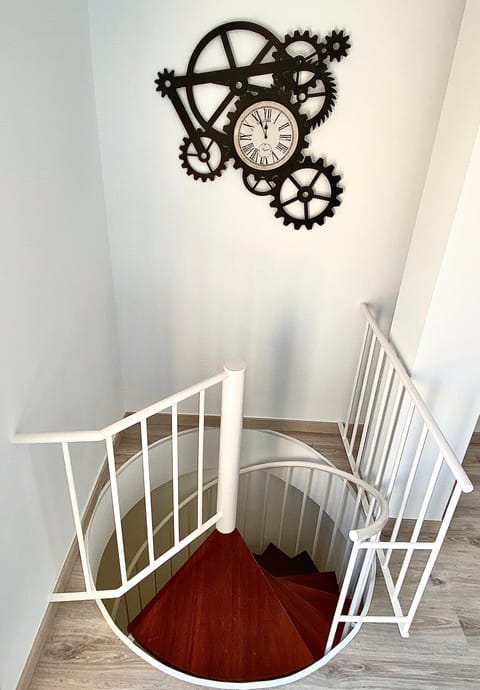 Spiral Stairs Duplex Apartment in Figueres