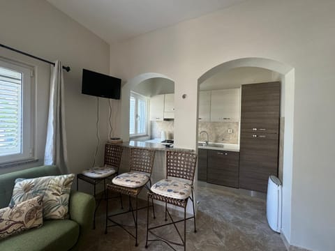 TV and multimedia, Kitchen or kitchenette, Living room, Seating area, Dining area