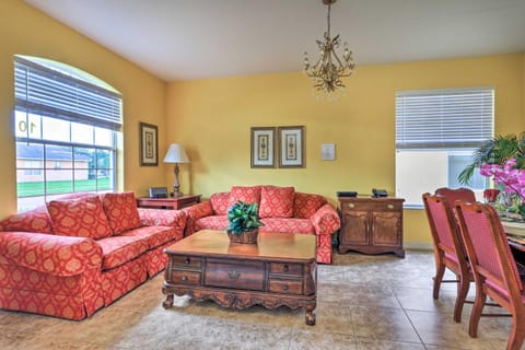 Poolside Family Villa with Game Room, 8 Mi to Disney Villa in Kissimmee