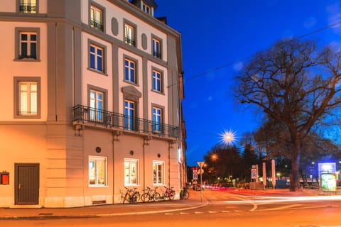 Property building, Facade/entrance, Night, Night