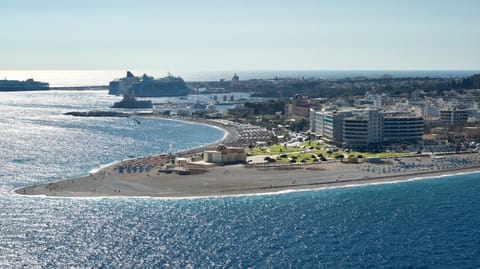 Property building, Neighbourhood, Bird's eye view, Beach