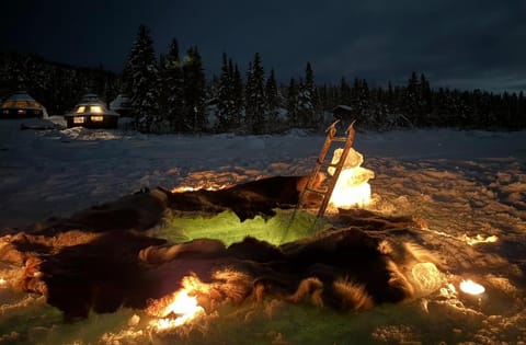 Northern Light Huts - Paradise Lapland Campground/ 
RV Resort in Norrbotten County, Sweden