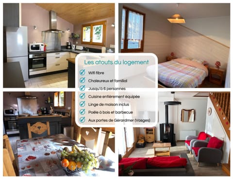 Chalet O FIL DE LO - wifi, BBQ, parking Chalet in Xonrupt-Longemer