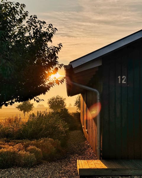 Property building, Sunset