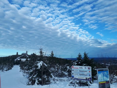 Natural landscape, Winter, Mountain view