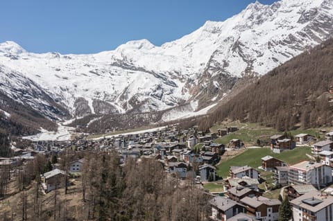 Spring, Natural landscape, Bird's eye view, Mountain view