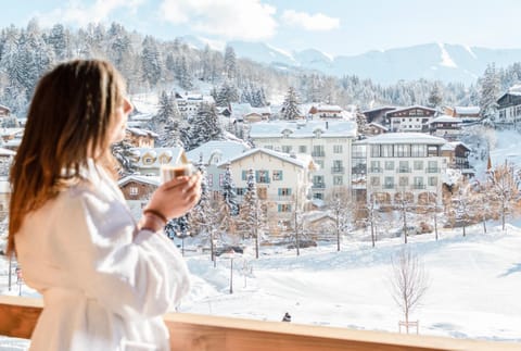 Winter, City view, Mountain view