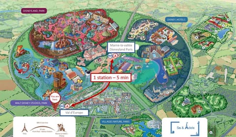 Apartment Virtuose - Disneyland Paris 5min - Train station 250m Apartment in Île-de-France