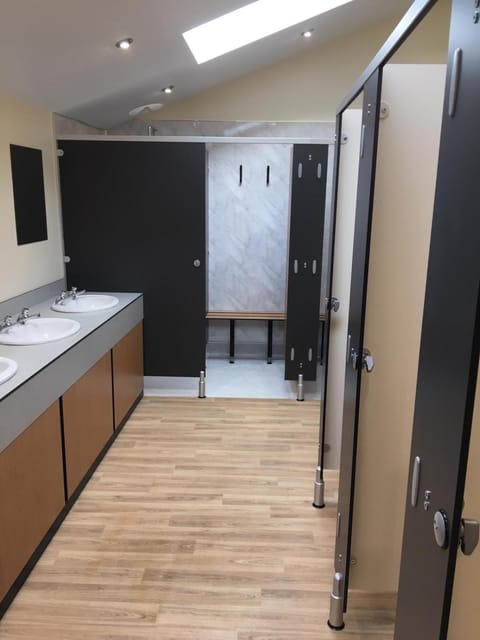 Shepherds Hut at Wern Mill Campground/
RV Resort in Wales