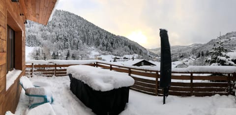 Natural landscape, Winter, Mountain view