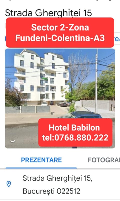 Hotel Babilon Aparthotel in Bucharest