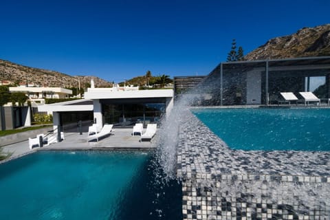 Black Diamond Luxury Beachfront Villa Selenia Villa in East Attica Regional Unit, Greece