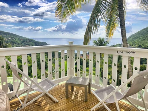 Patio, Day, Natural landscape, View (from property/room), Balcony/Terrace, Mountain view, Sea view