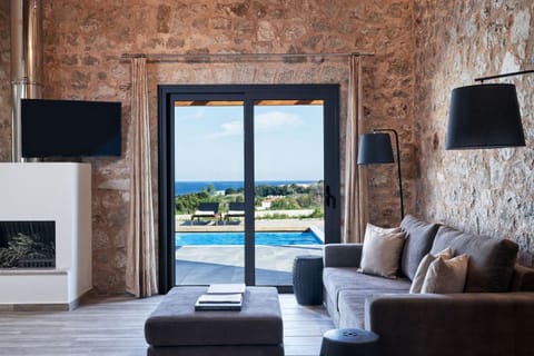 Luxury Rhodes Villa Anissa Villa Sea View Private Swimming Pool 4 BDR Kalithea Villa in Rhodes, Greece