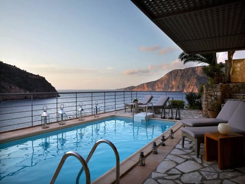 Charming Kefalonia Villa, Villa Kazaana, 3 Bedrooms, Seafornt, Spectacular Sea Views, Private Outdoor Pool, Assos Chalet in Asos