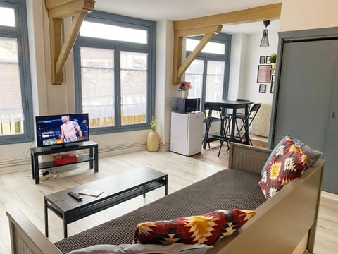 Bed, Day, TV and multimedia, Living room, Photo of the whole room, Decorative detail, Seating area, heating, internet, towels
