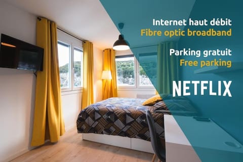 Les chambres du Vercors - Parking Free Fibre Netflix Bed and Breakfast in Grenoble